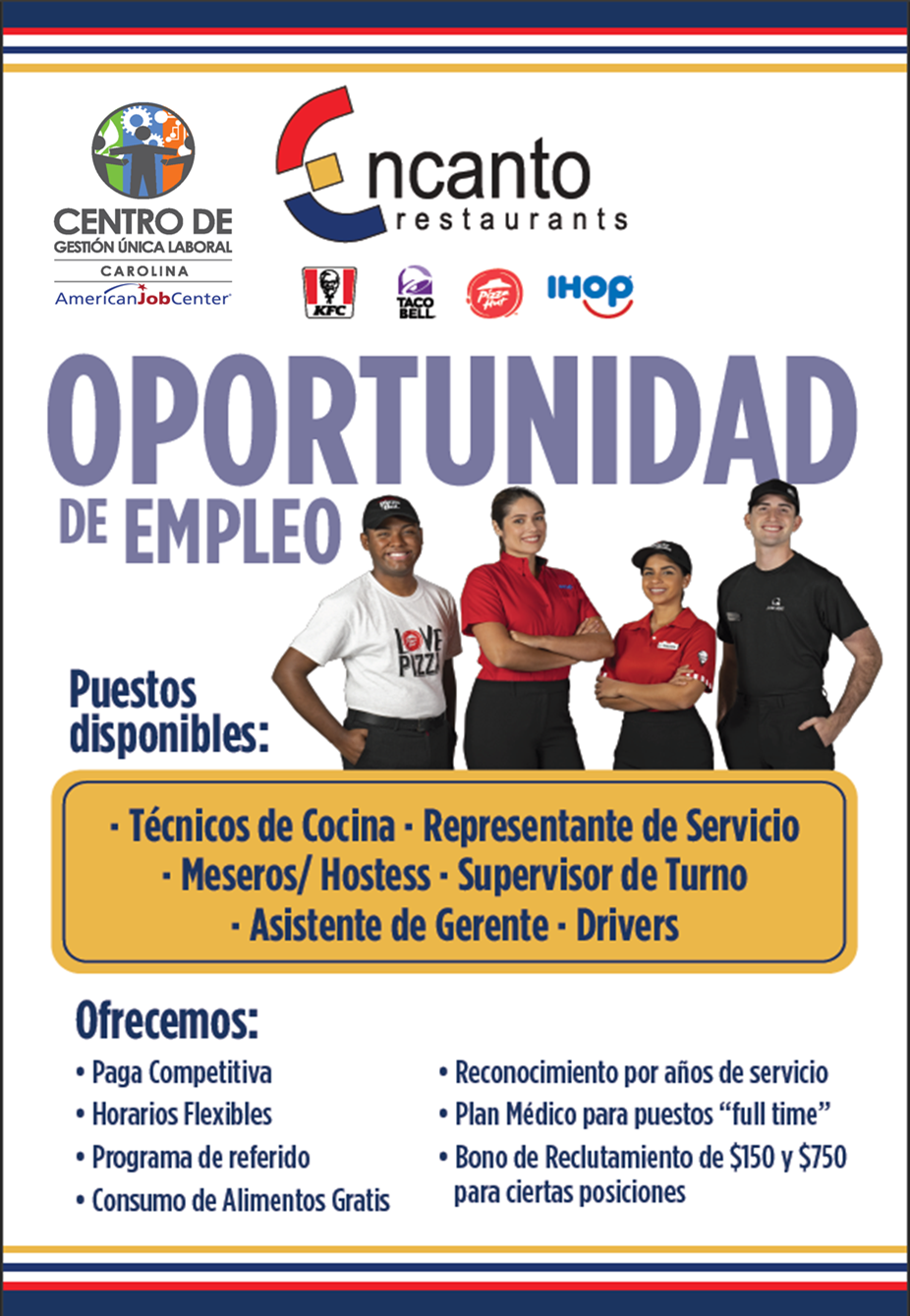 Feria de Empleo Encanto Restaurants