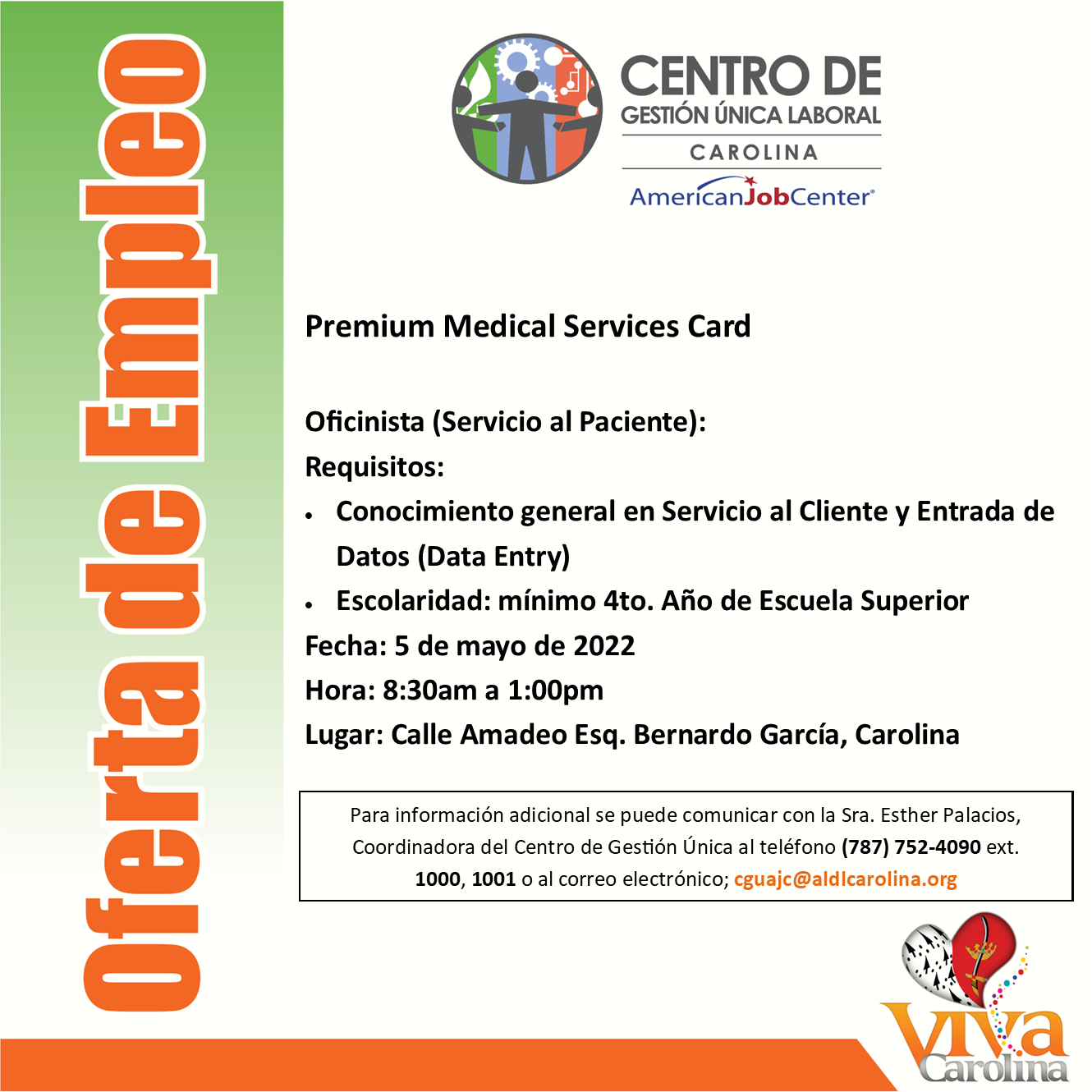 Oferta de Empleo Premium Medical Services Card