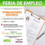 Feria de Empleo de MSSS el 9 de octubre de 2024