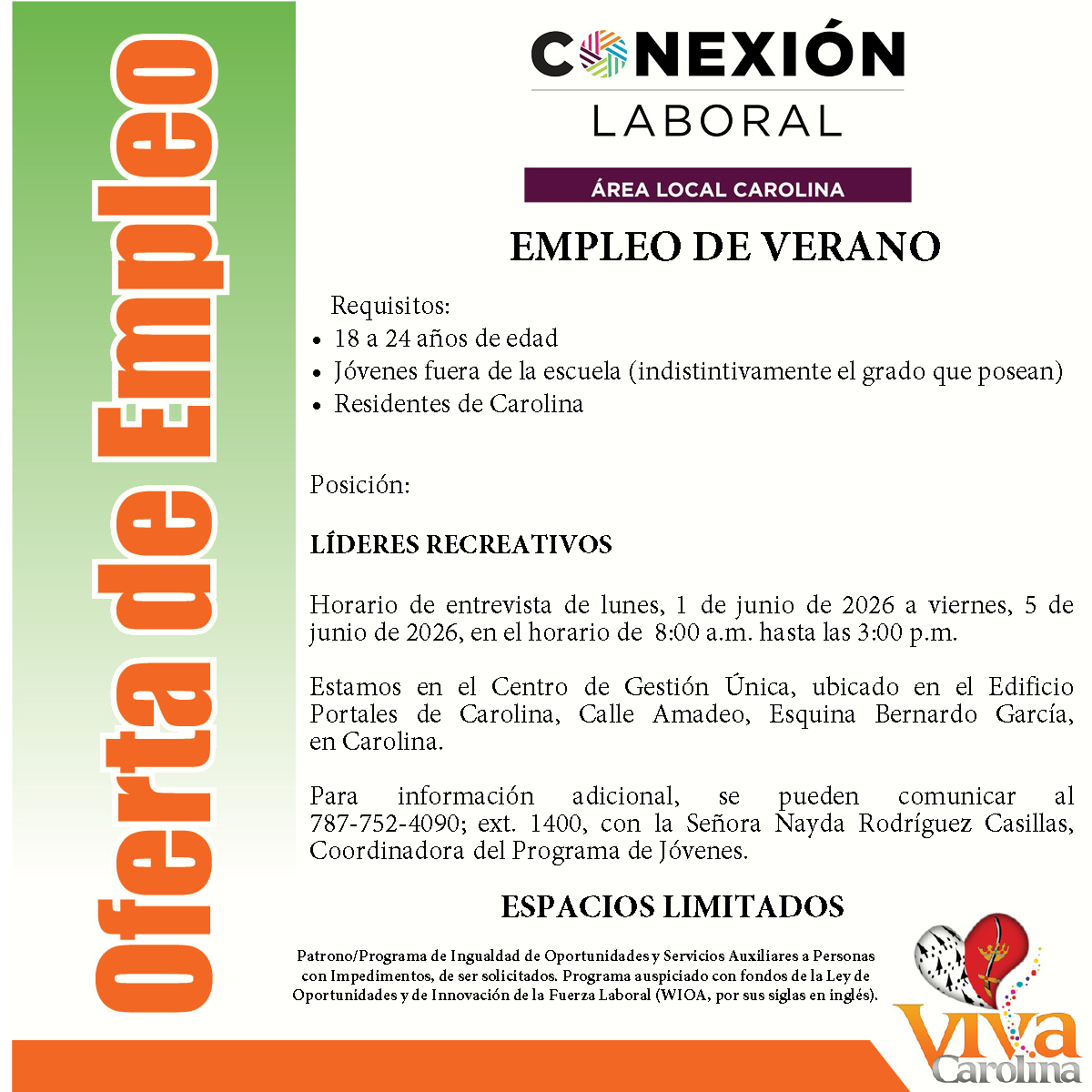 EMPLEO DE VERANO