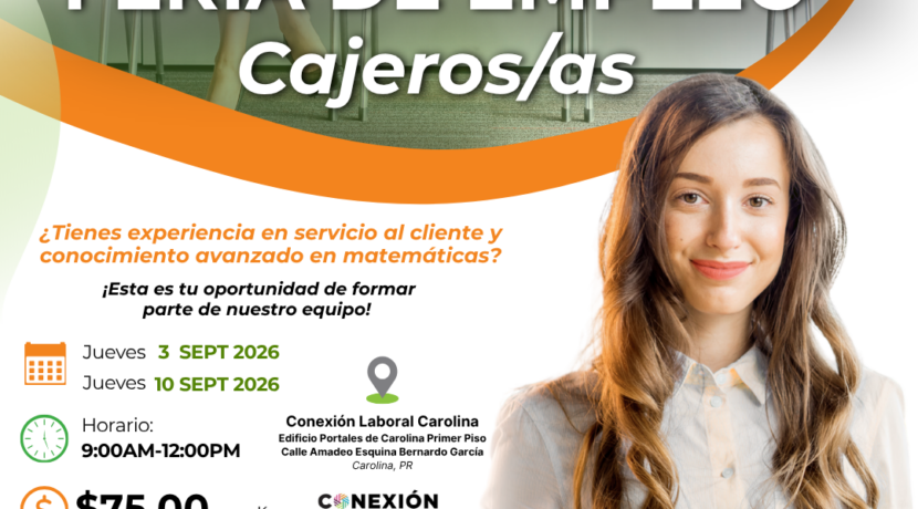 📢 ¡FERIA DE EMPLEO PARA CAJEROS/AS! 📢