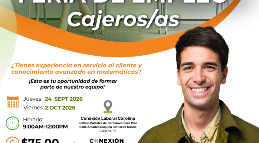 📢 ¡FERIA DE EMPLEO PARA CAJEROS/AS! 📢