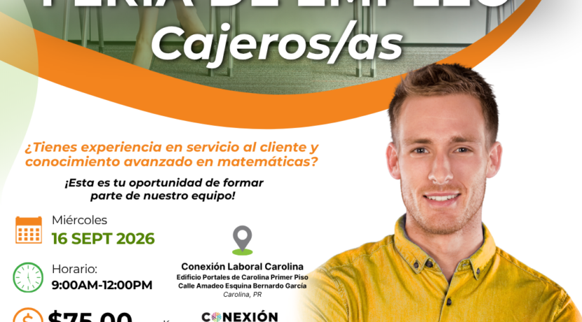 📢  ¡FERIA DE EMPLEO PARA CAJEROS/AS!  📢