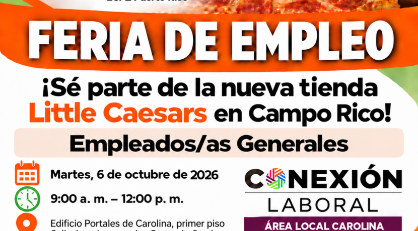🚨 ¡Oportunidad de empleo en Carolina! 🚨